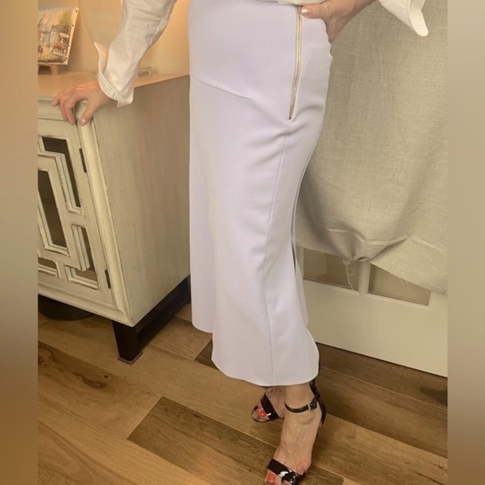 ROLAND MOURET Abrams crepe pencil skirt size 6 - Picture 4 of 15